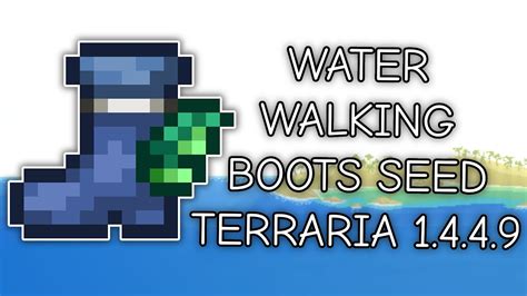 water walking boots terraria seed